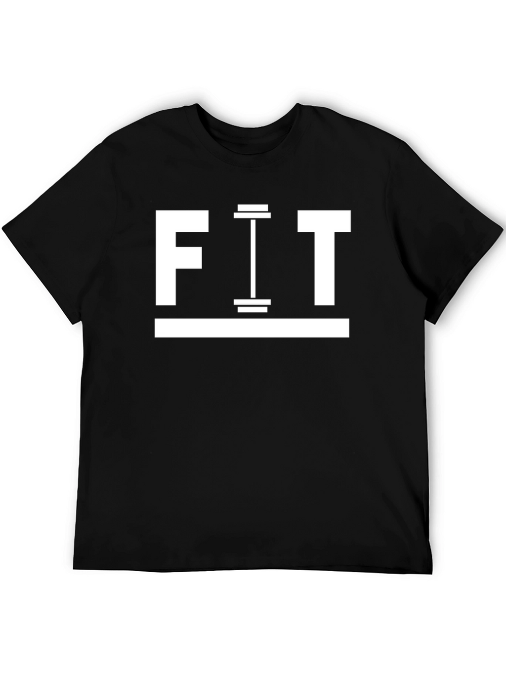 FIT Gym T-Shirt - Black Fitness Tee
