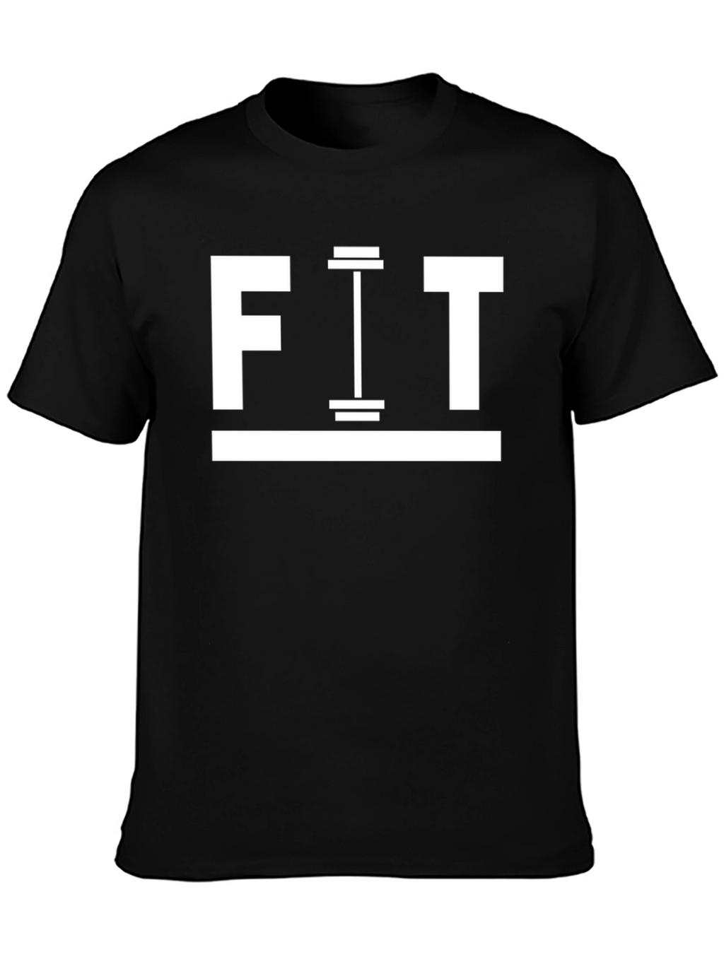 FIT Gym T-Shirt - Black Fitness Tee