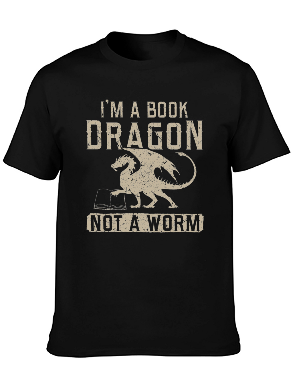 Book Dragon T-Shirt -  Im A Book Dragon Tee
