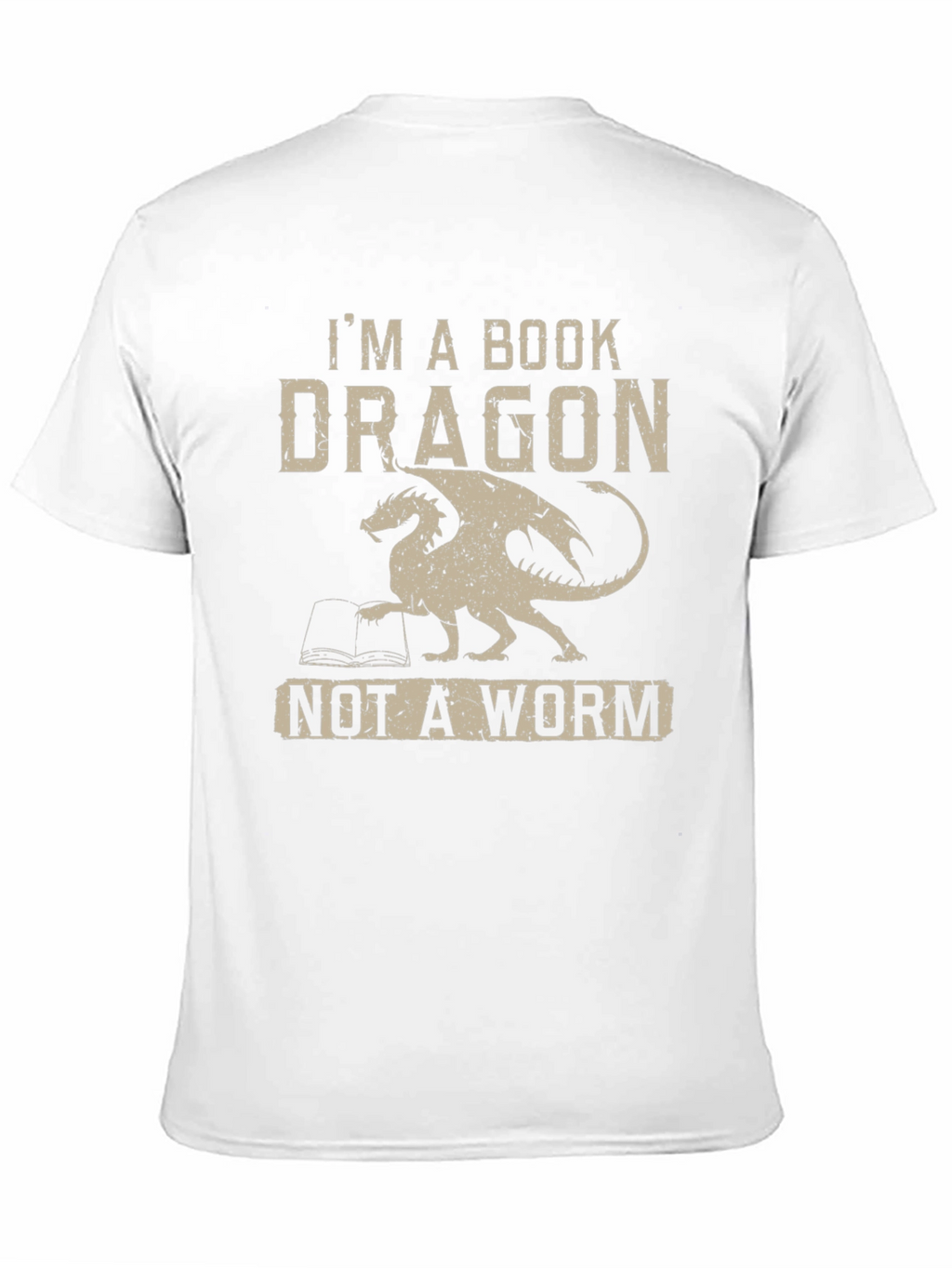 Book Dragon T-Shirt -  Im A Book Dragon Tee
