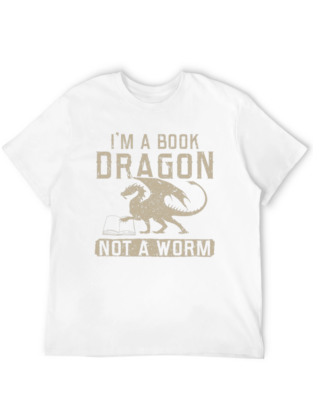 Book Dragon T-Shirt -  Im A Book Dragon Tee
