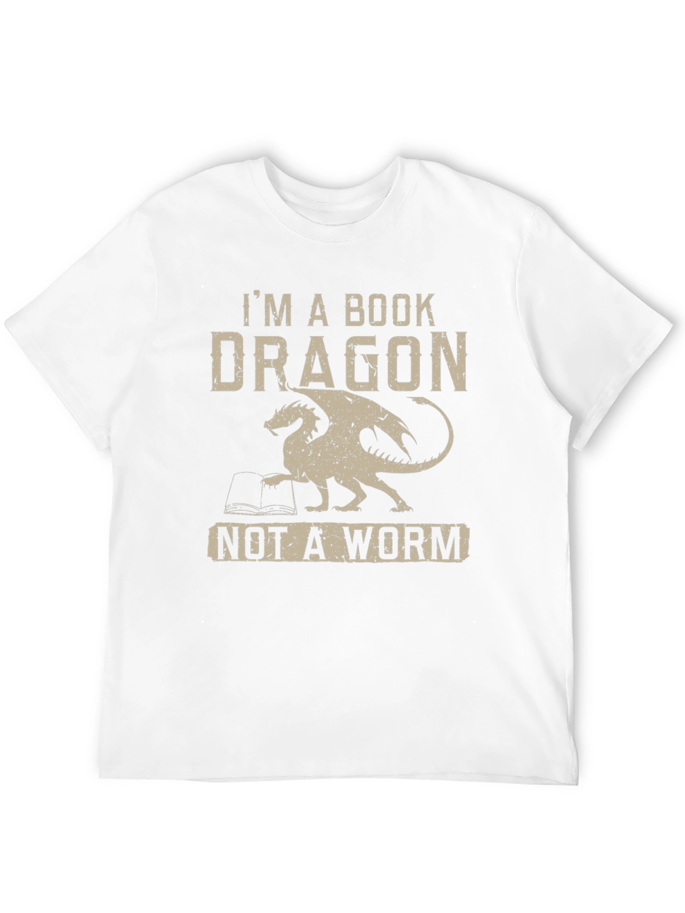Book Dragon T-Shirt -  Im A Book Dragon Tee