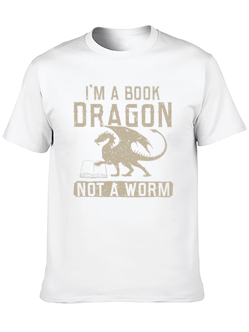 Book Dragon T-Shirt -  Im A Book Dragon Tee
