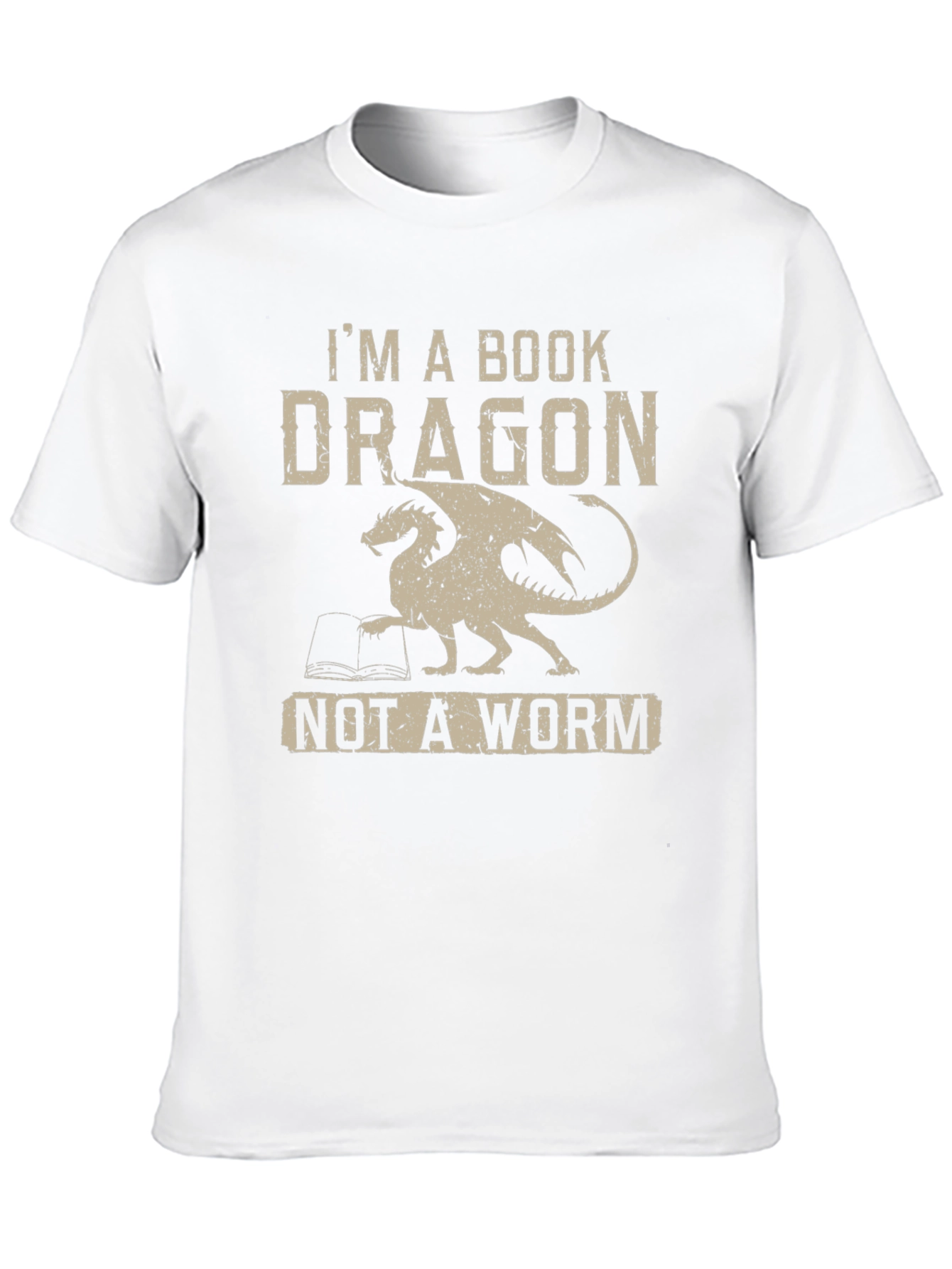 Book Dragon T-Shirt -  Im A Book Dragon Tee