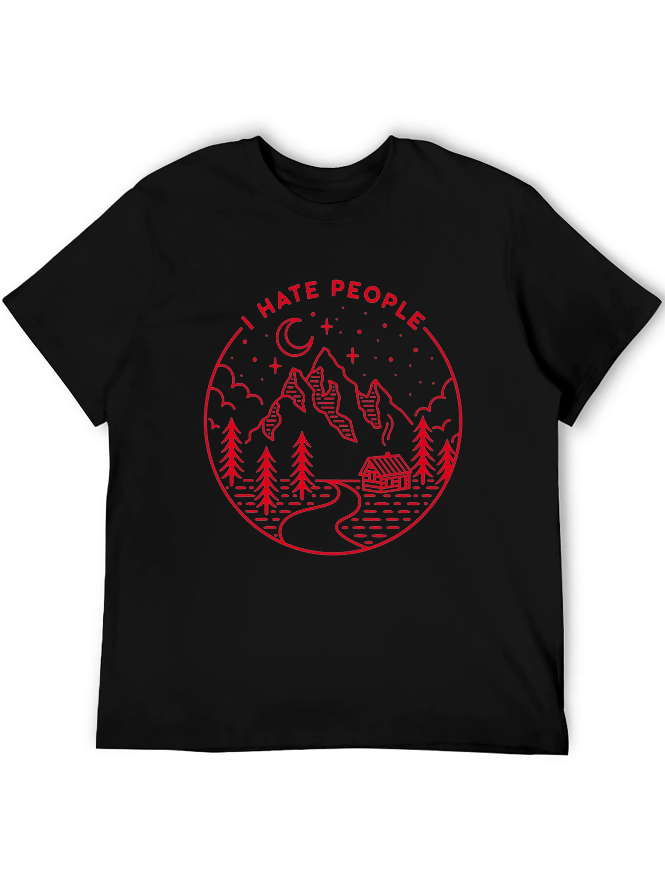 I Hate People Graphic Tee - Mountain Cabin Design