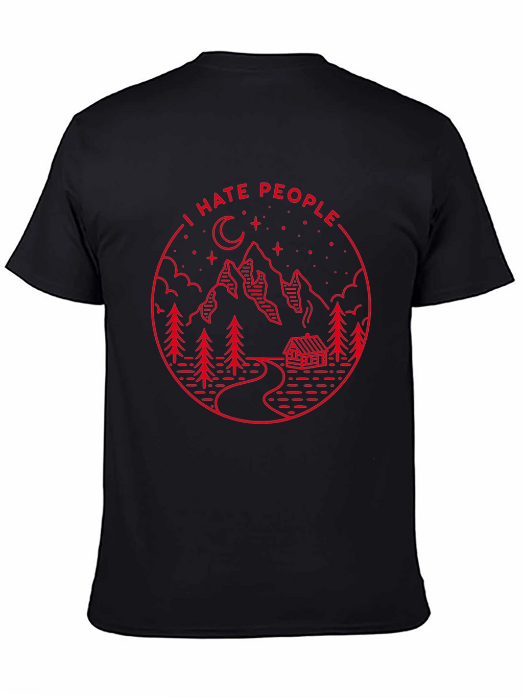 I Hate People Graphic Tee - Mountain Cabin Design