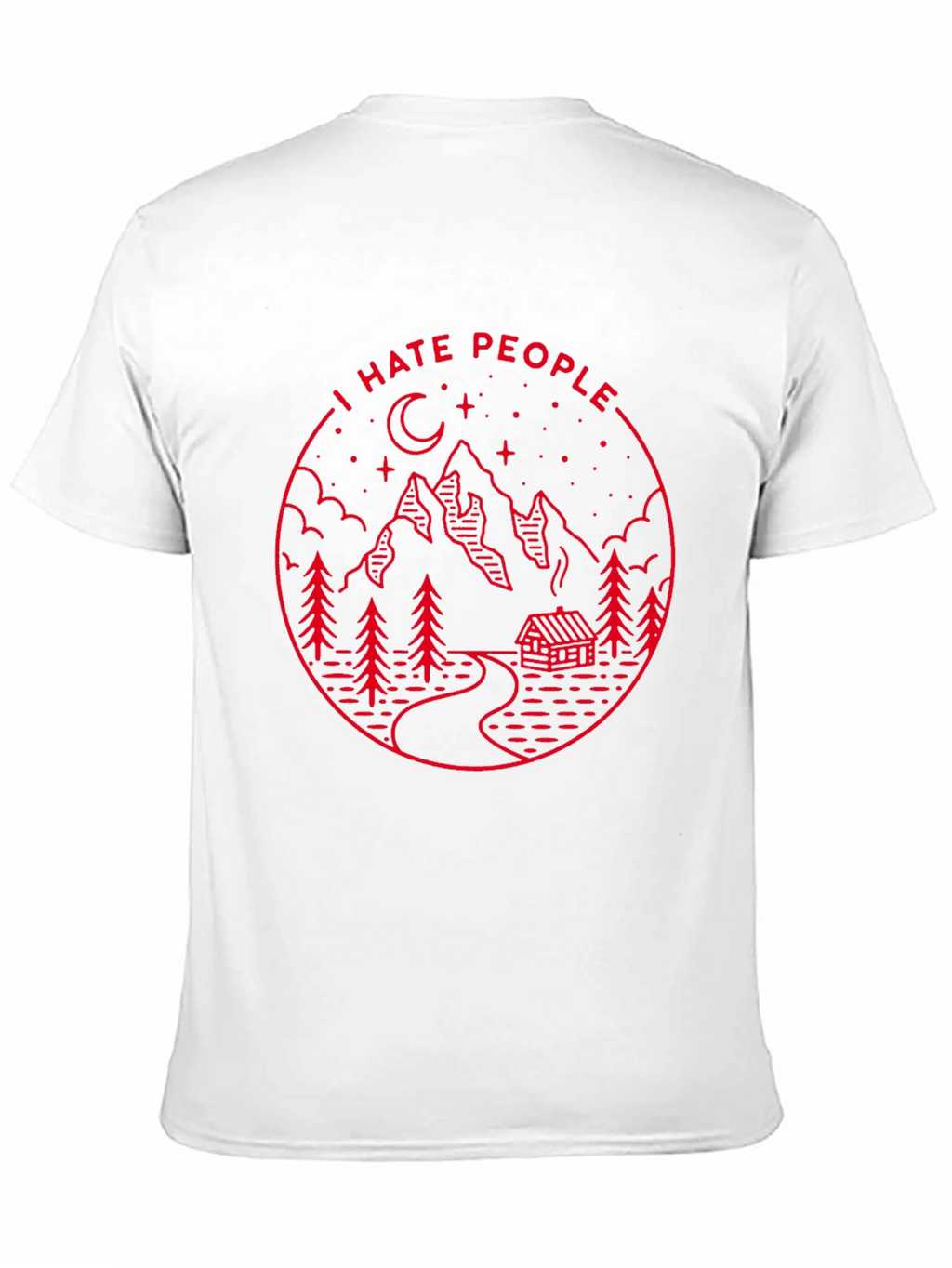 I Hate People Graphic Tee - Mountain Cabin Design