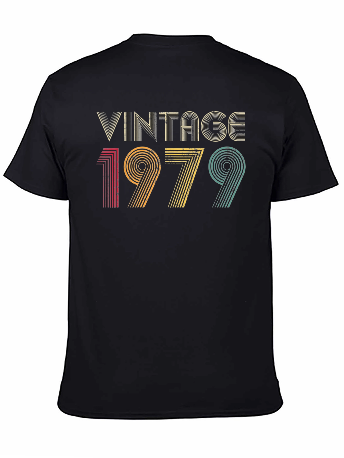 Vintage 1979 Graphic Tee - Retro Birthday Shirt