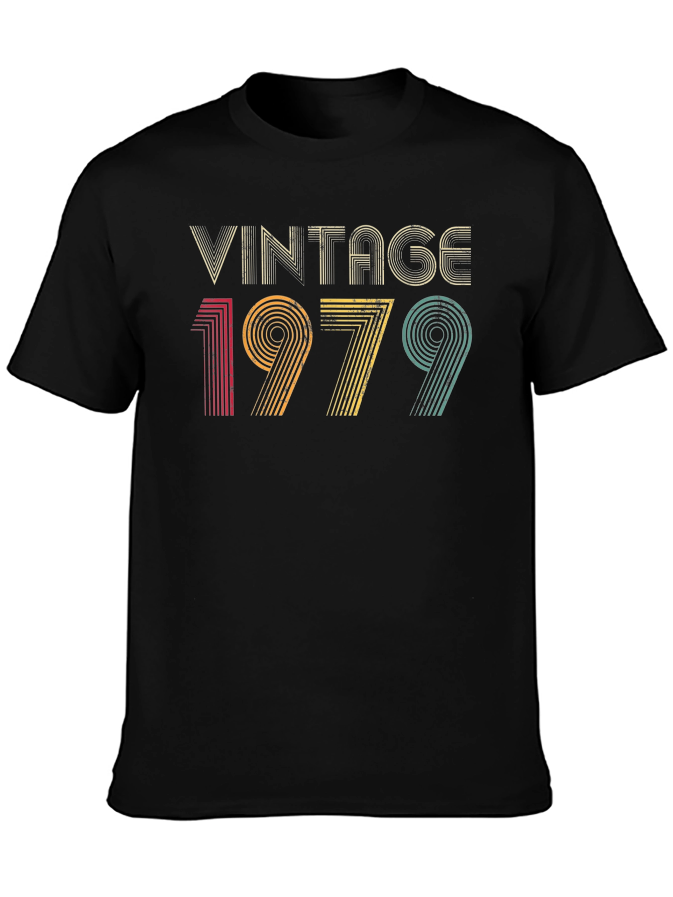 Vintage 1979 Graphic Tee - Retro Birthday Shirt