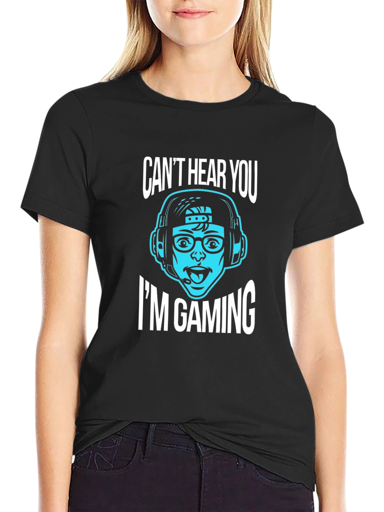 Gamer T-Shirt: Cant Hear You Im Gaming