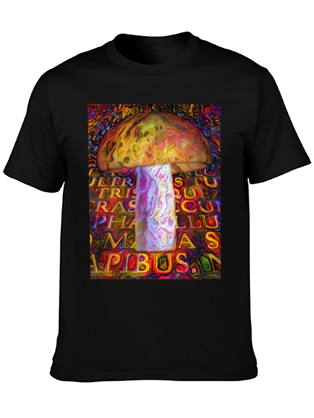 Psychedelic Mushroom Graphic Tee - Unique Art Shirt