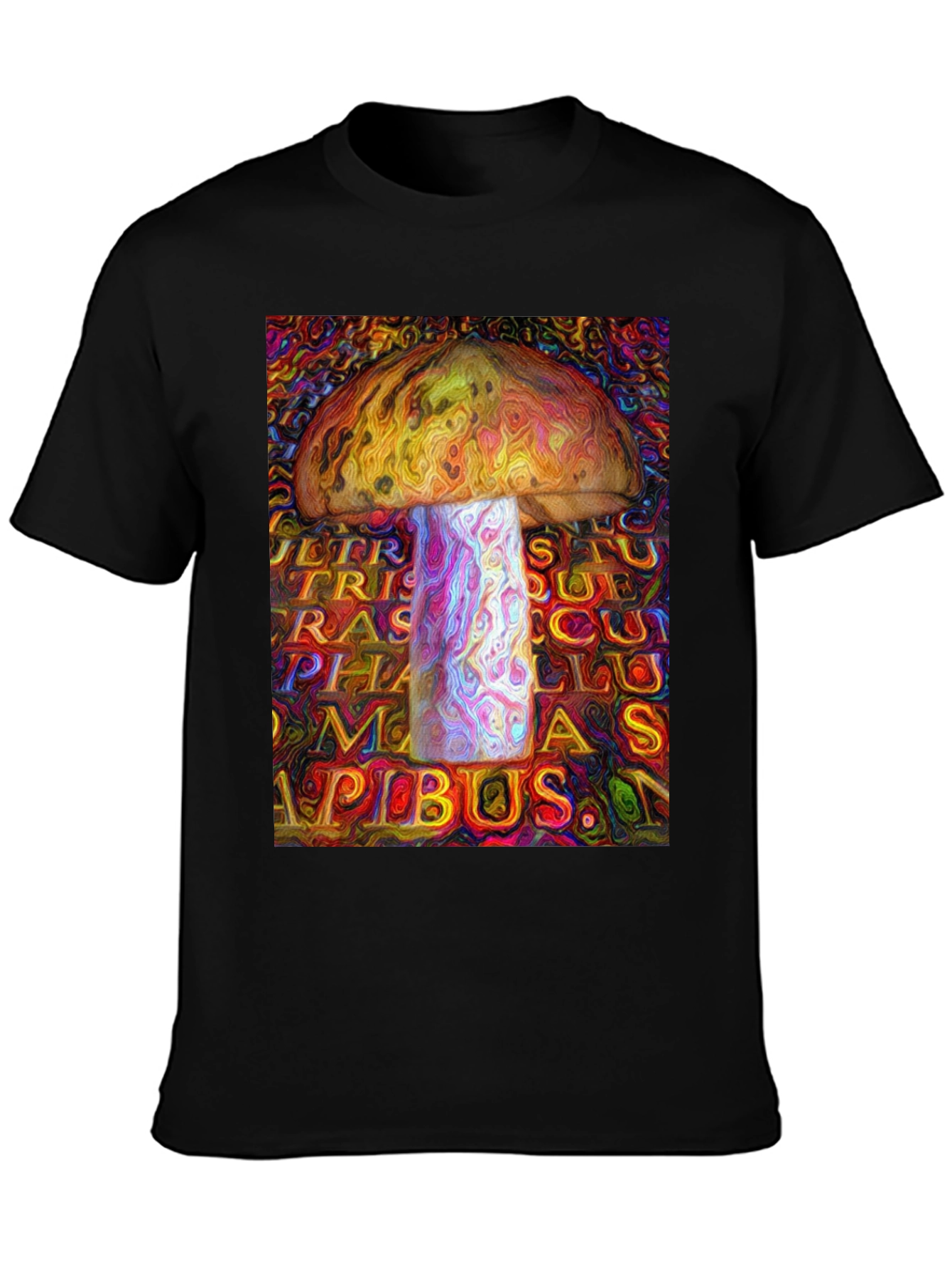 Psychedelic Mushroom Graphic Tee - Unique Art Shirt