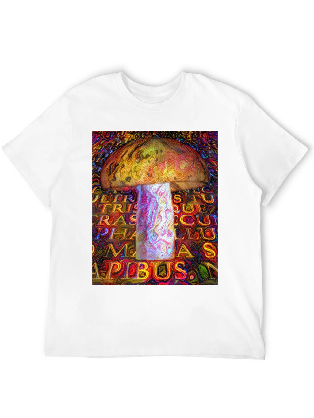 Psychedelic Mushroom Graphic Tee - Unique Art Shirt