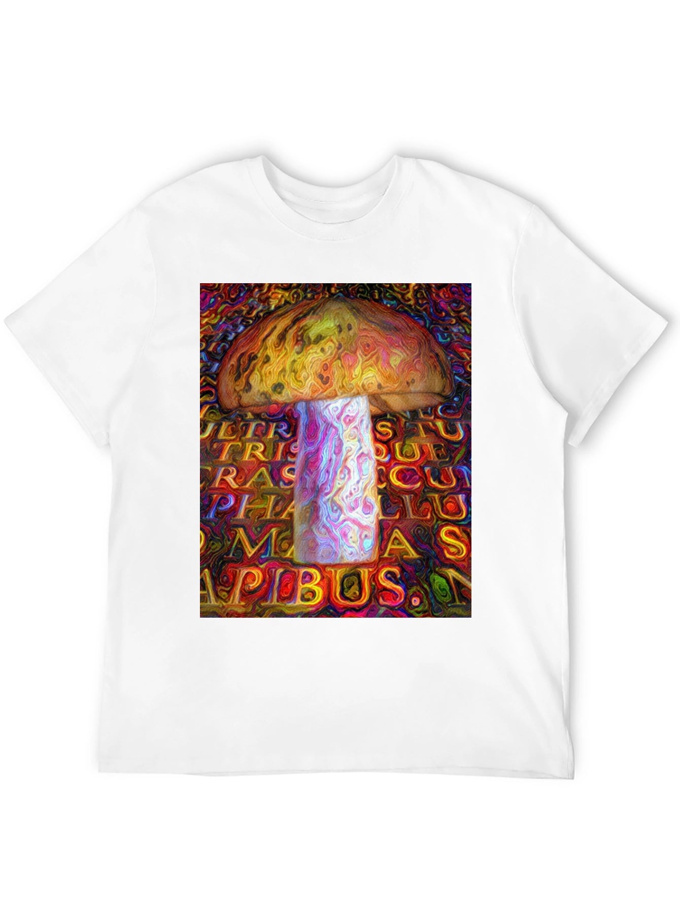 Psychedelic Mushroom Graphic Tee - Unique Art Shirt