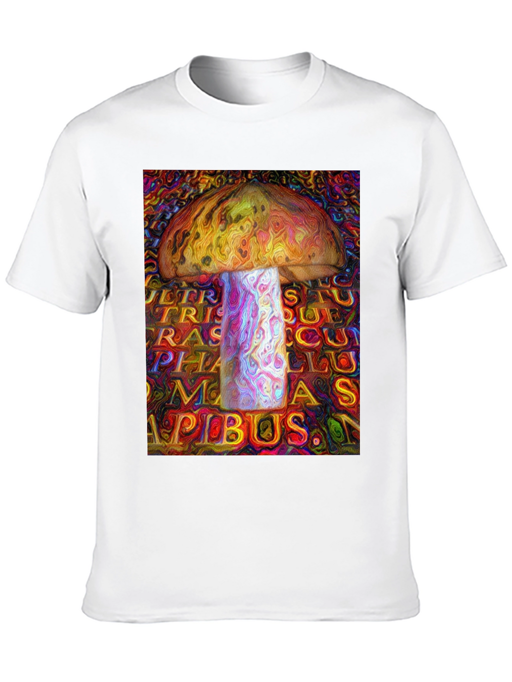 Psychedelic Mushroom Graphic Tee - Unique Art Shirt
