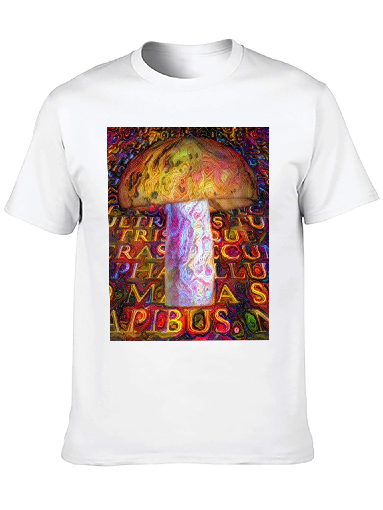 Psychedelic Mushroom Graphic Tee - Unique Art Shirt