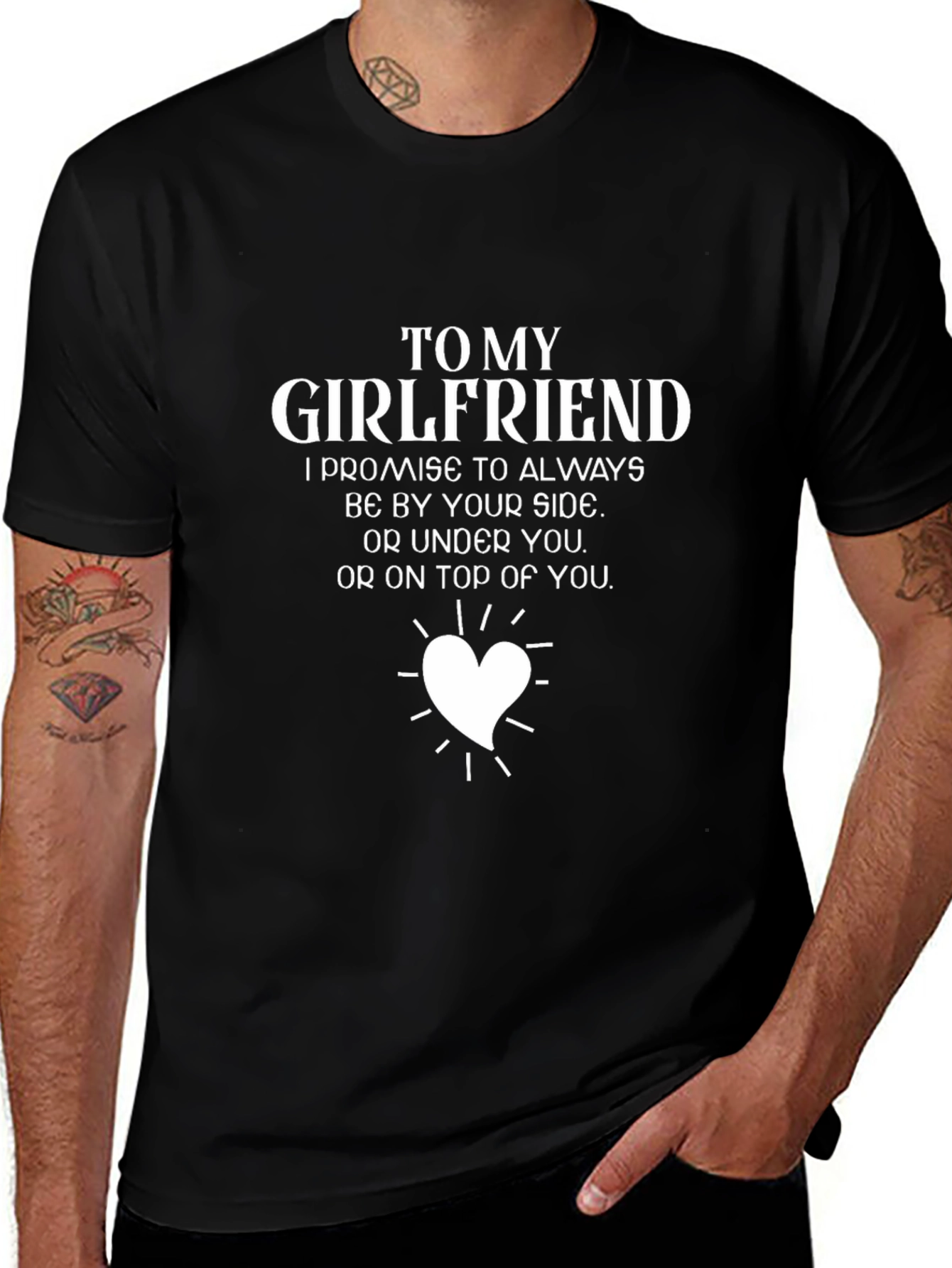 Boyfriend Gift: To My Girlfriend Graphic T-Shirt