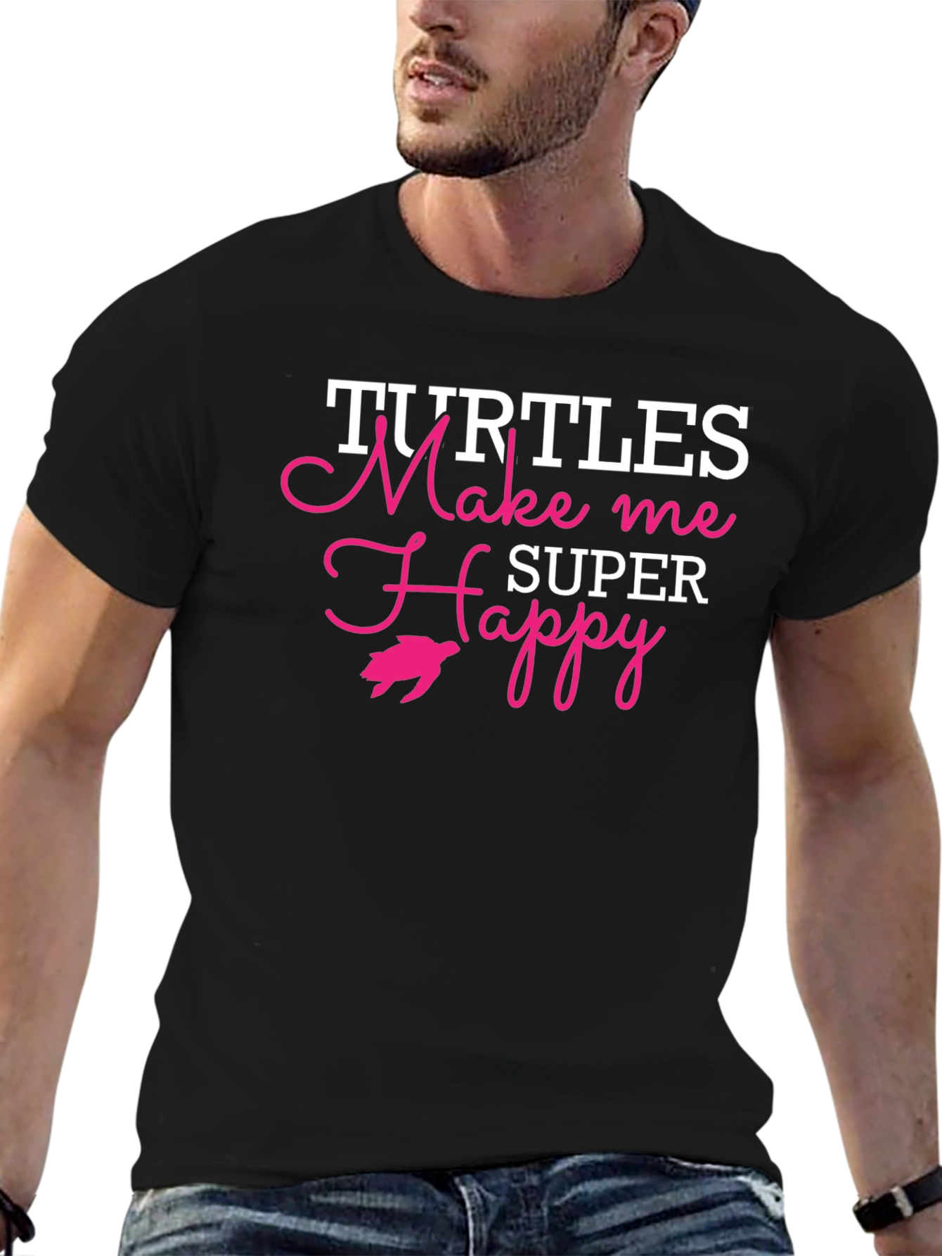Turtles Make Me Super Happy Graphic Tee