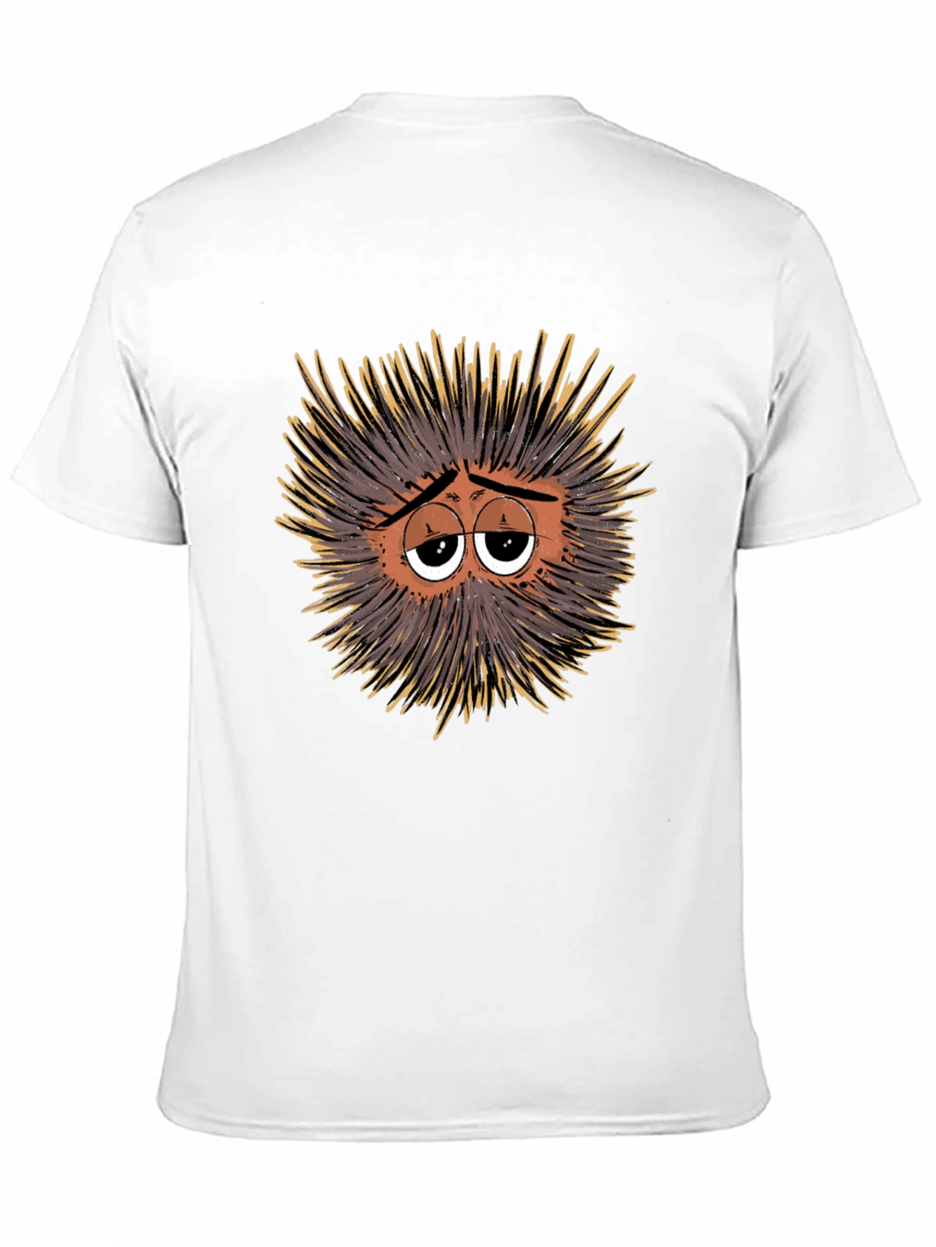 Sad Sea Urchin Graphic Tee - Black T-Shirt