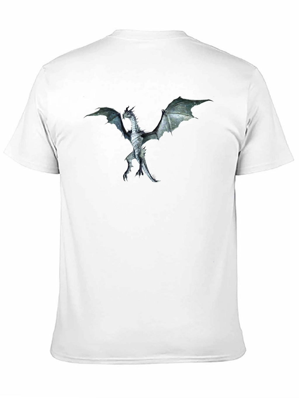 Dragon Graphic Tee - Black Crewneck T-Shirt