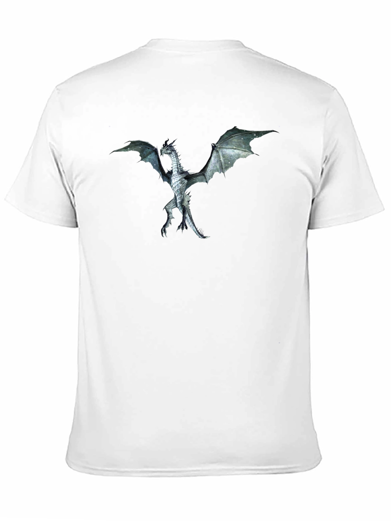 Dragon Graphic Tee - Black Crewneck T-Shirt