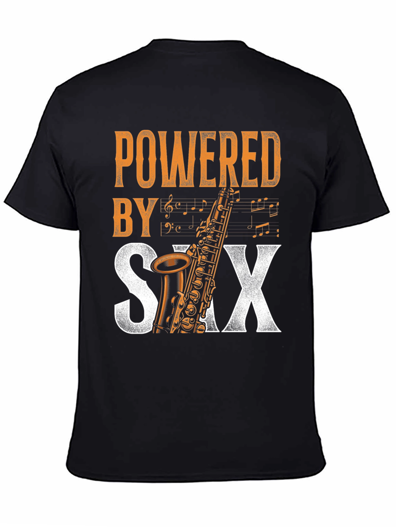 Powered by Saxophone T-Shirt