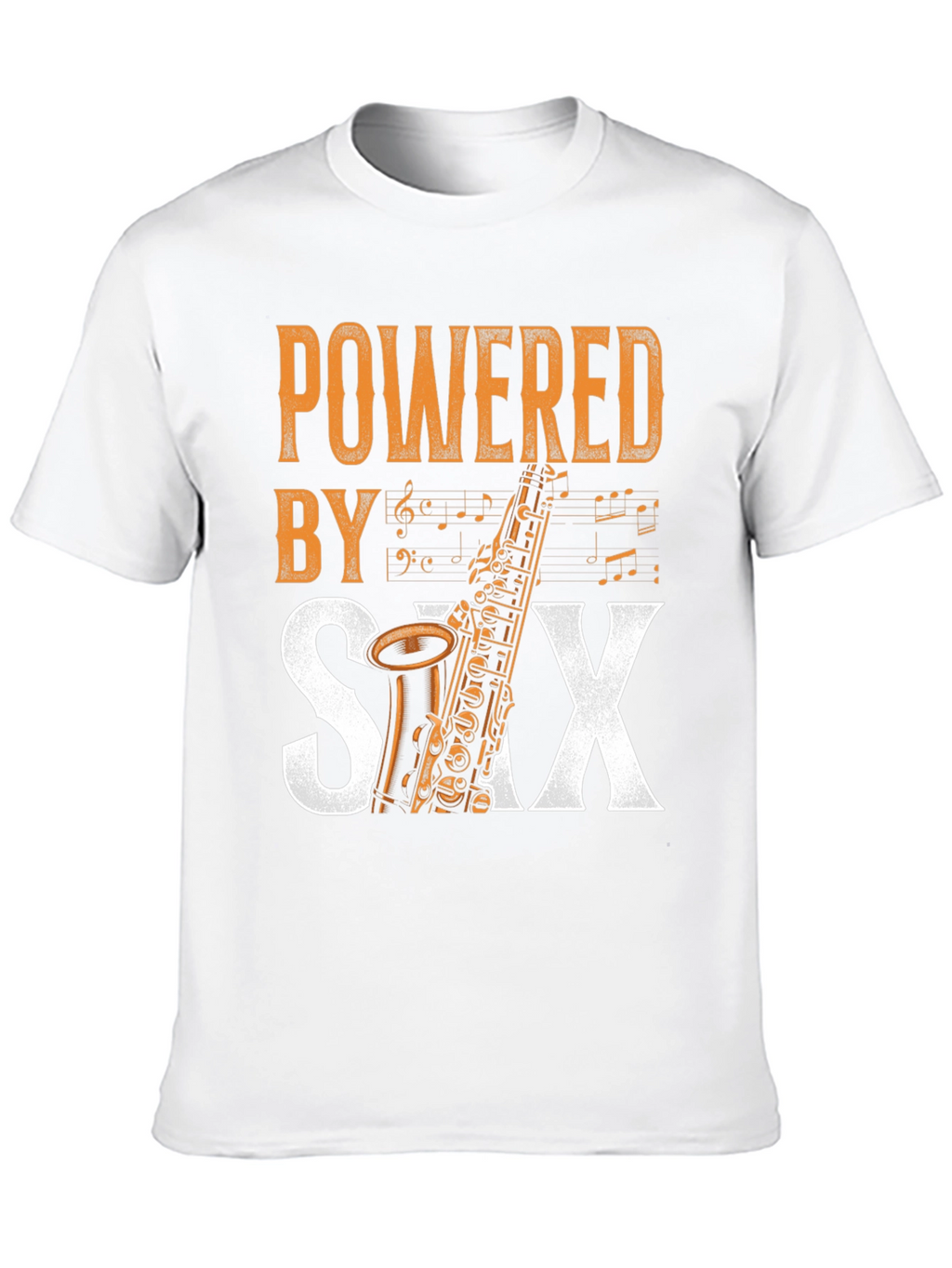 Powered by Saxophone T-Shirt