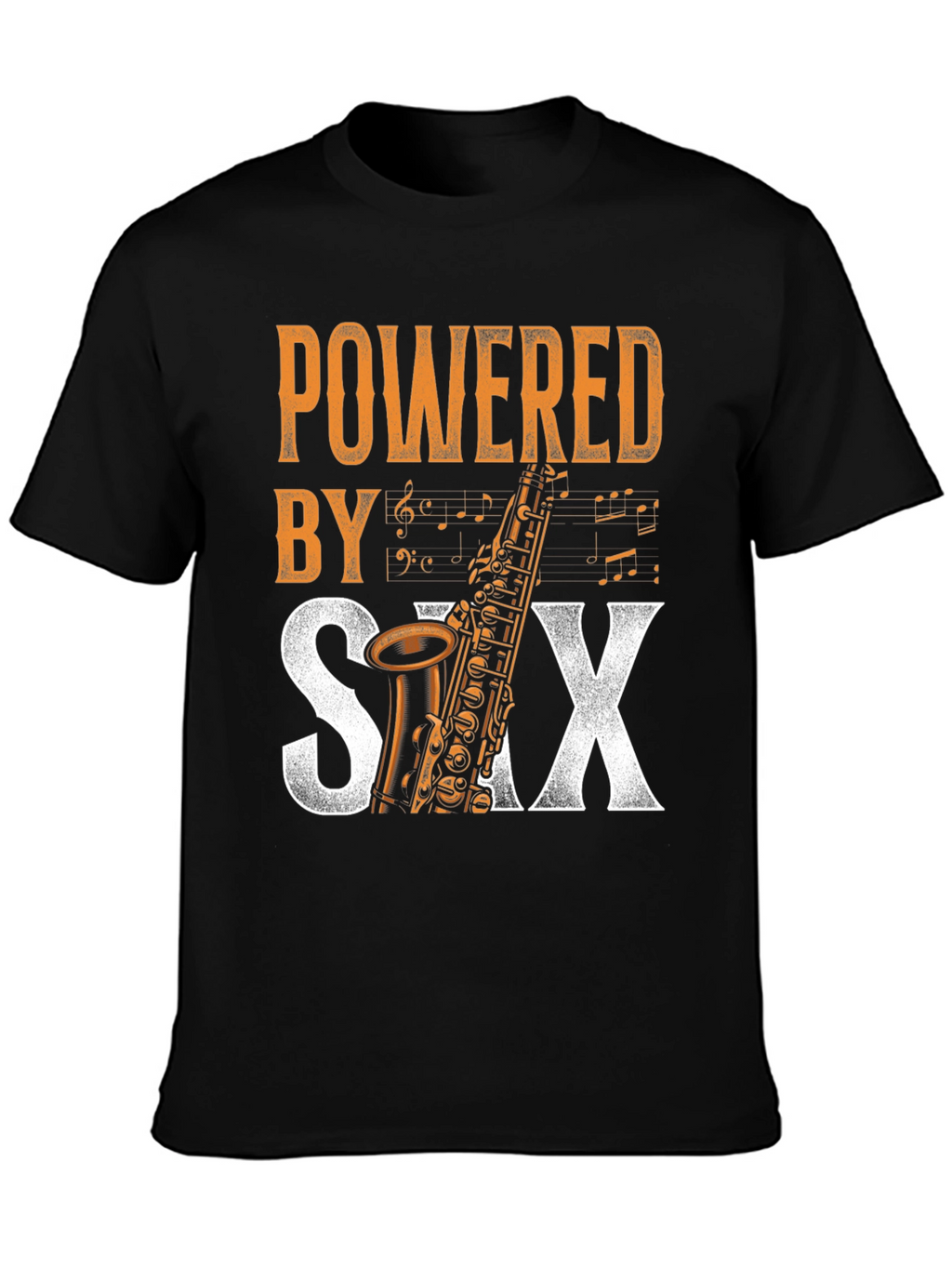 Powered by Saxophone T-Shirt