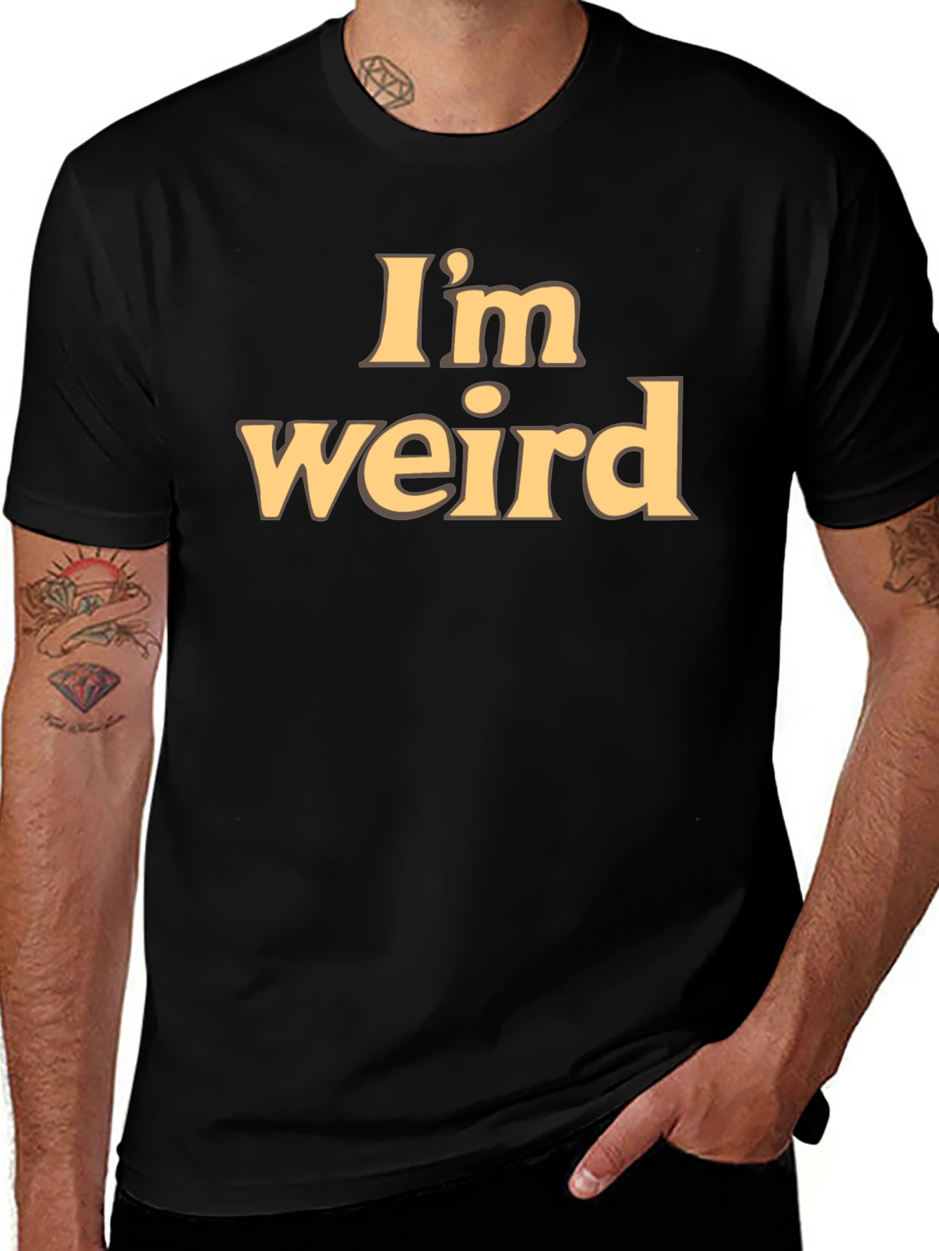 Im Weird Statement Tee - Soft Cotton Blend