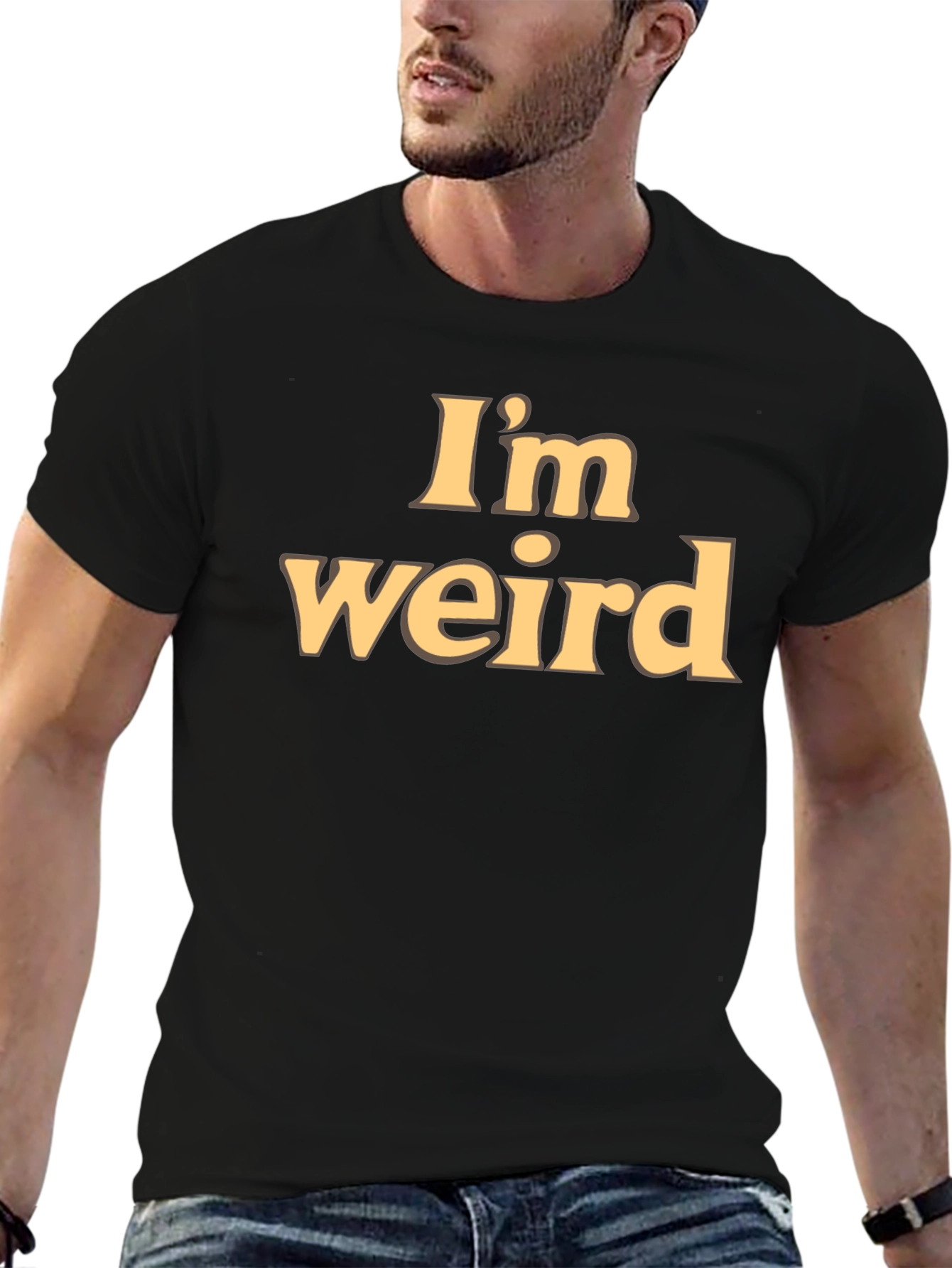 Im Weird Statement Tee - Soft Cotton Blend