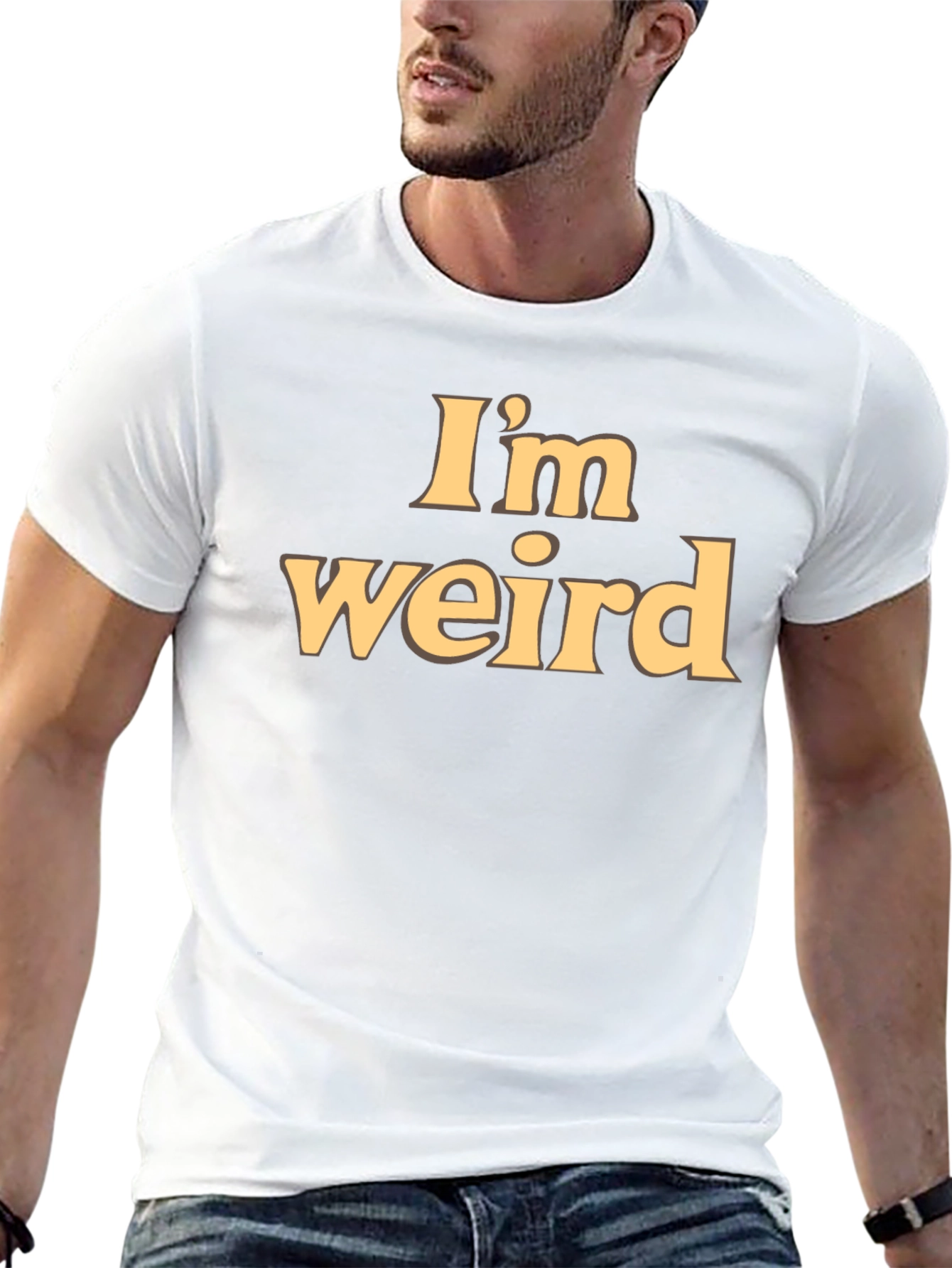 Im Weird Statement Tee - Soft Cotton Blend