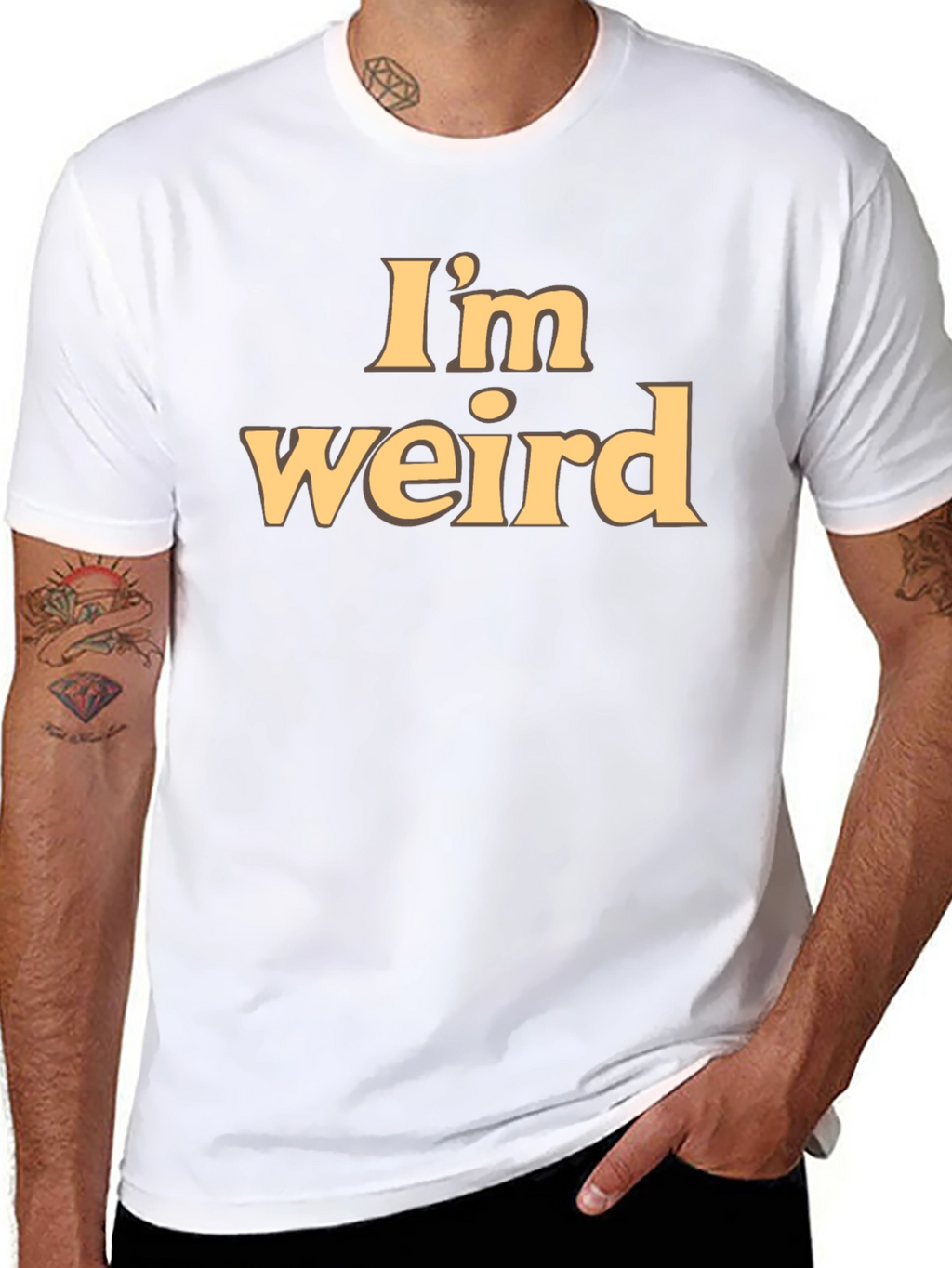 Im Weird Statement Tee - Soft Cotton Blend