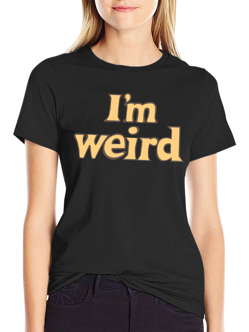 Im Weird Statement Tee - Soft Cotton Blend