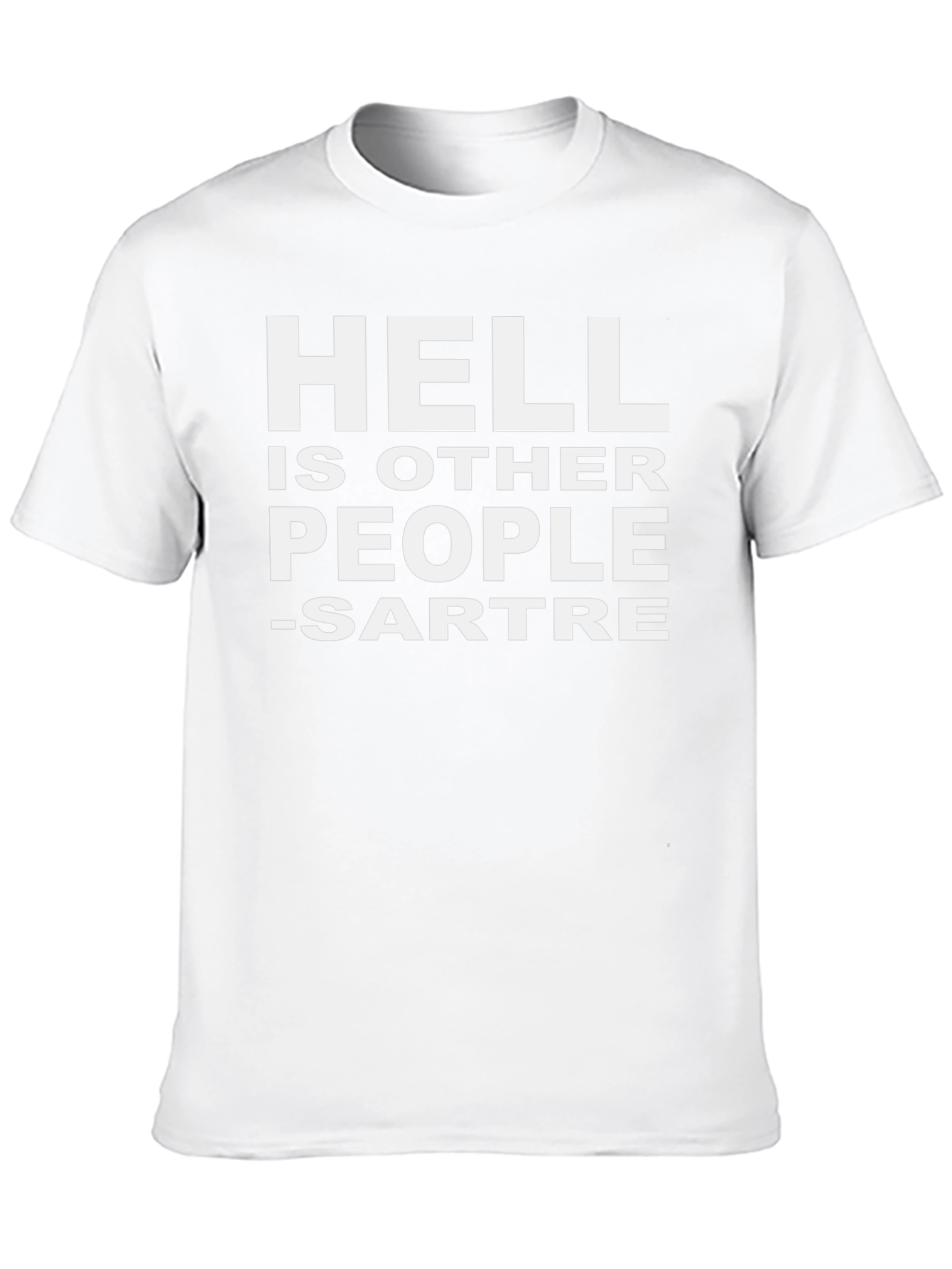 Sartre Hell Is Other People Graphic Tee