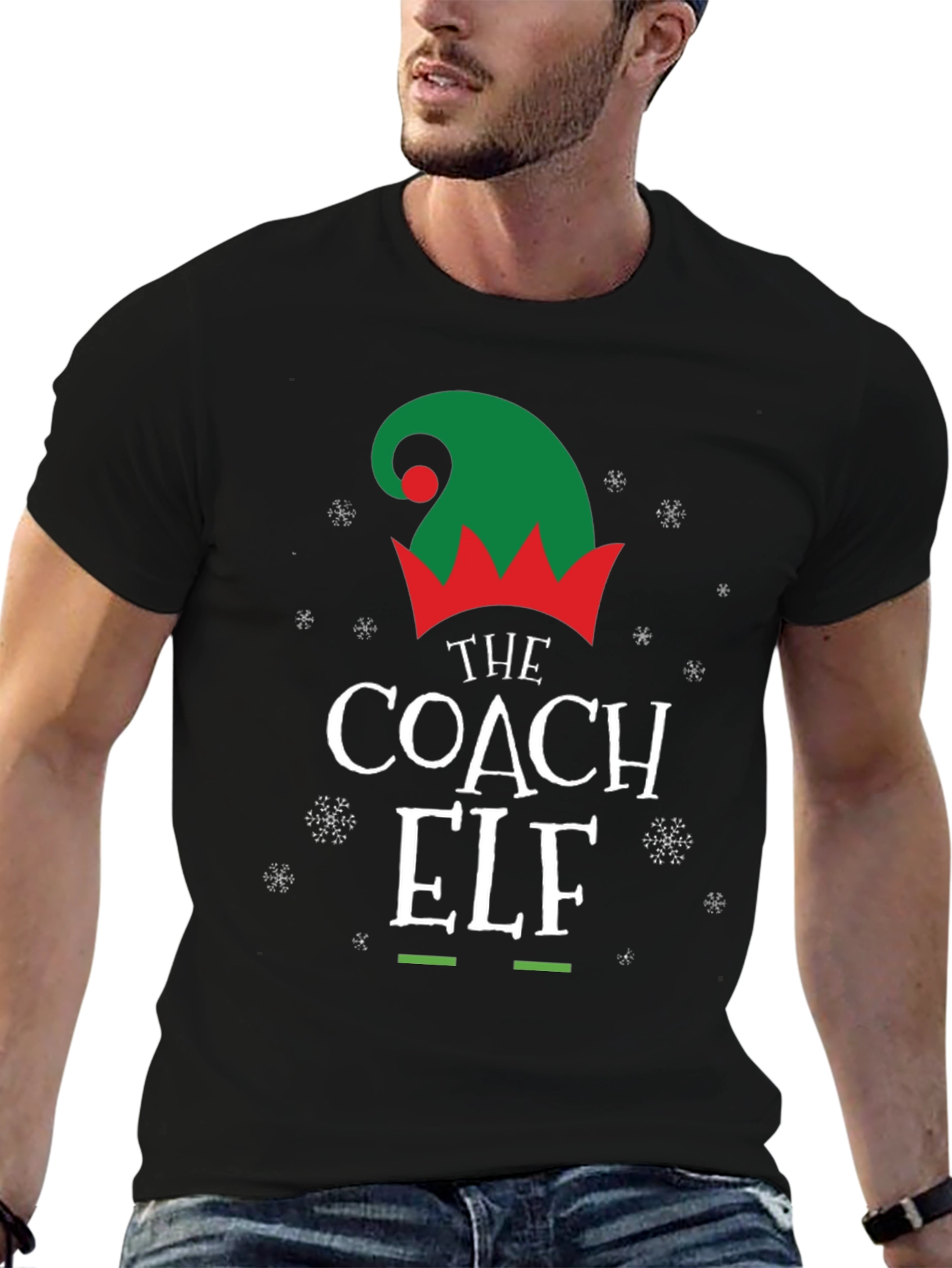The Coach Elf Graphic Tee - Holiday Fun