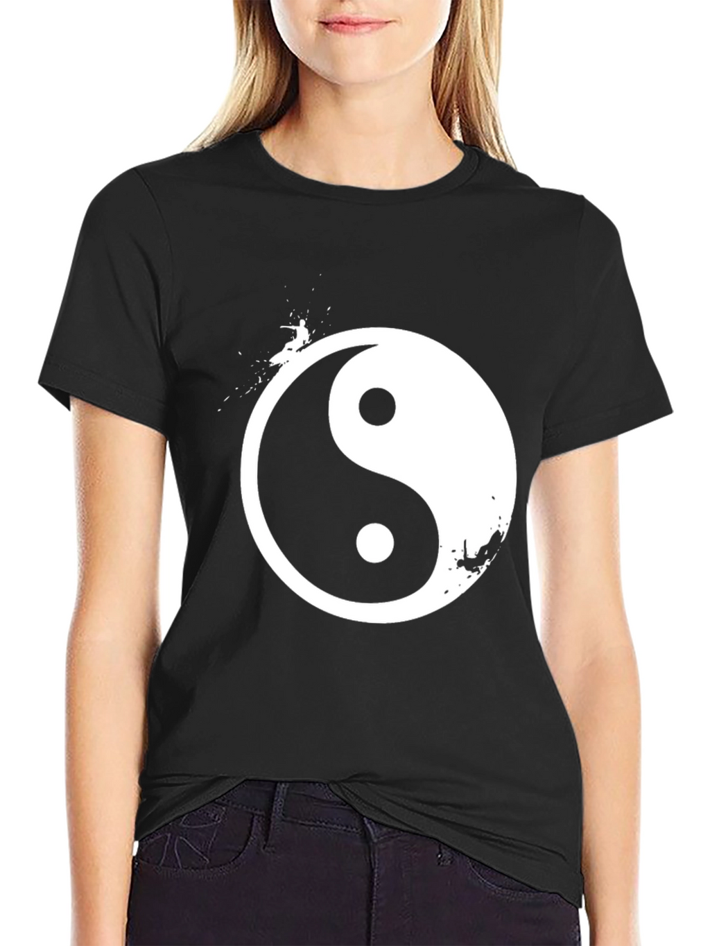 Yin Yang Surfer Graphic T-Shirt - Relaxed Fit