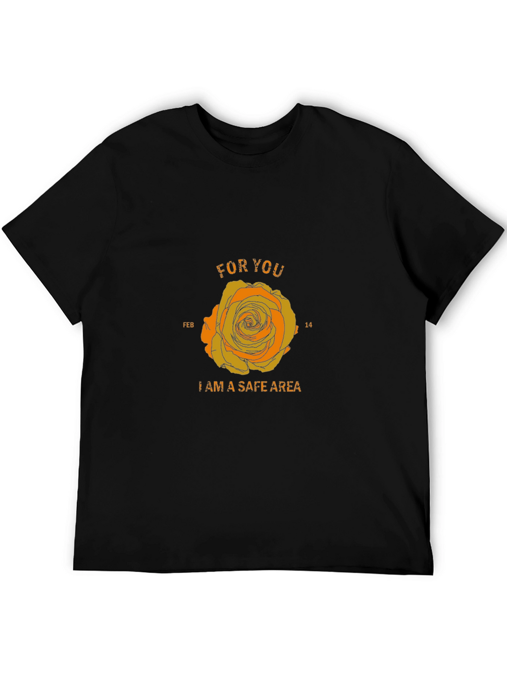 Safe Area Rose Graphic T-Shirt