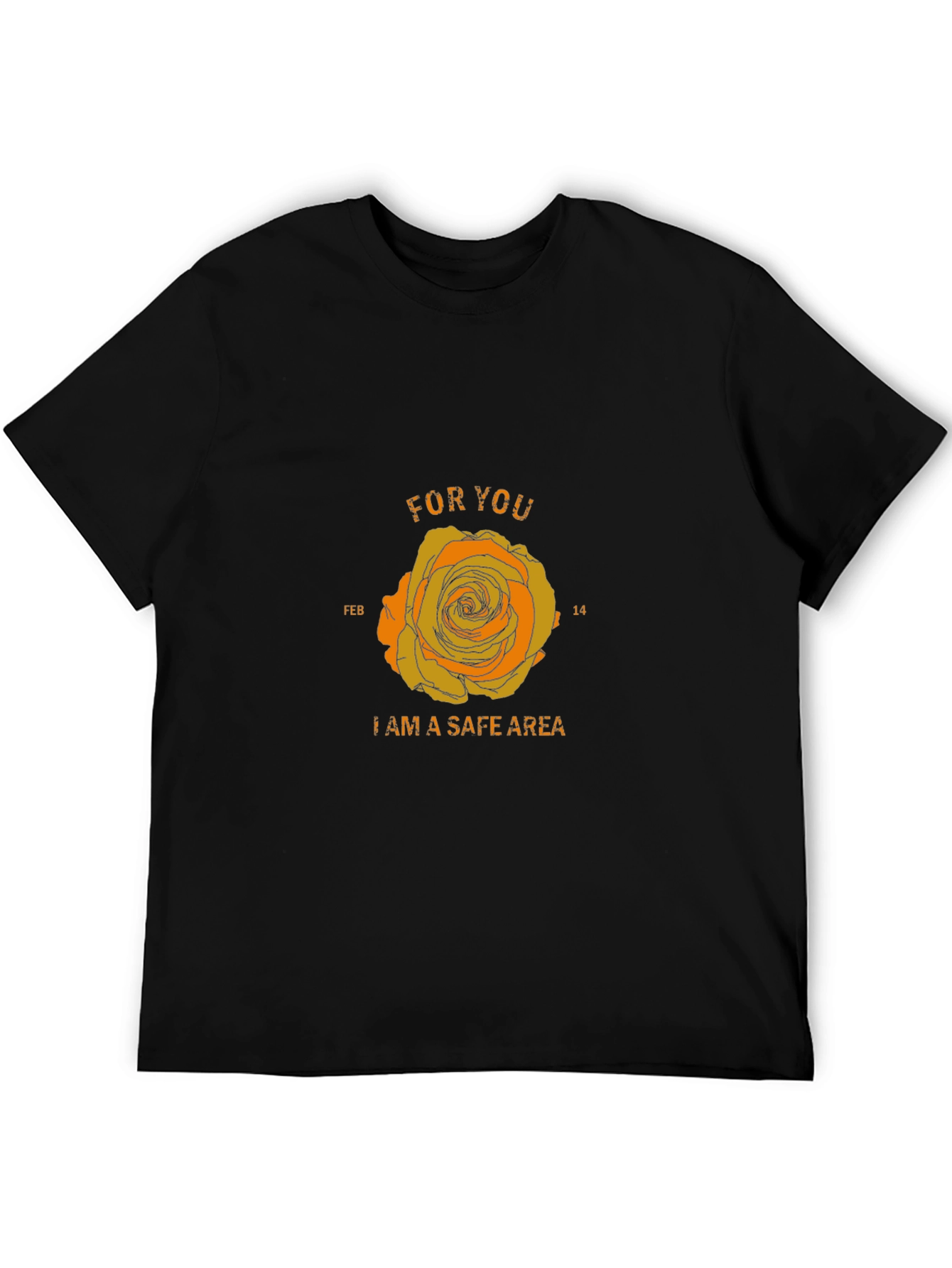 Safe Area Rose Graphic T-Shirt
