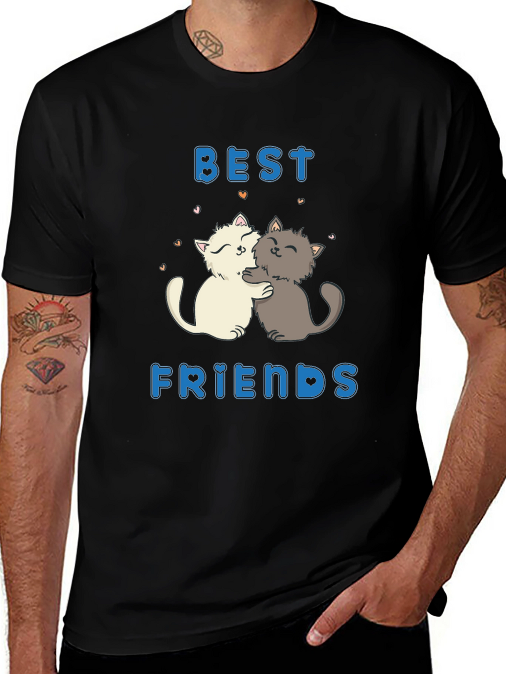 Best Friends Cat T-Shirt - Cute & Comfy