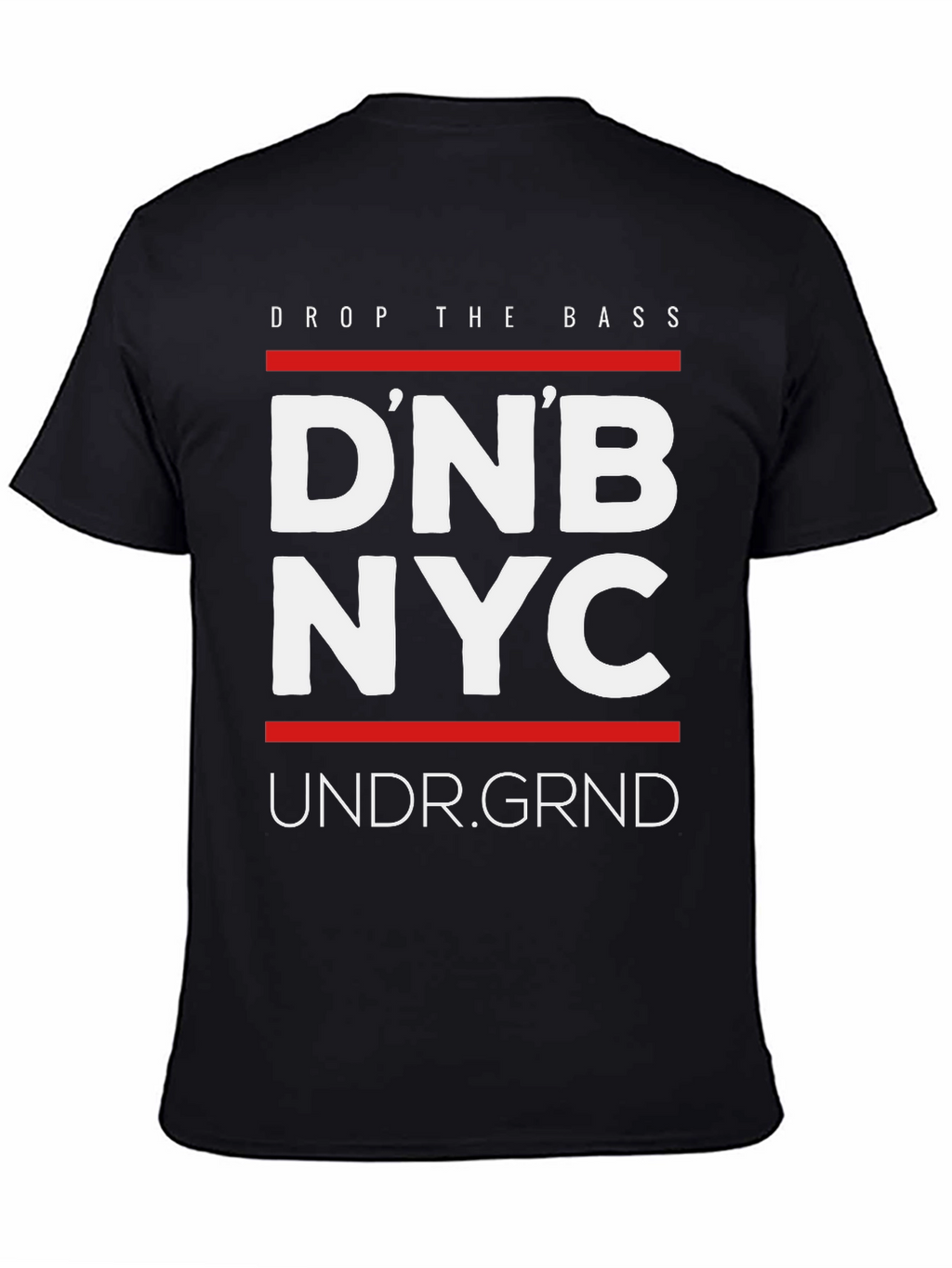 DNB NYC Mens Black Graphic T-Shirt