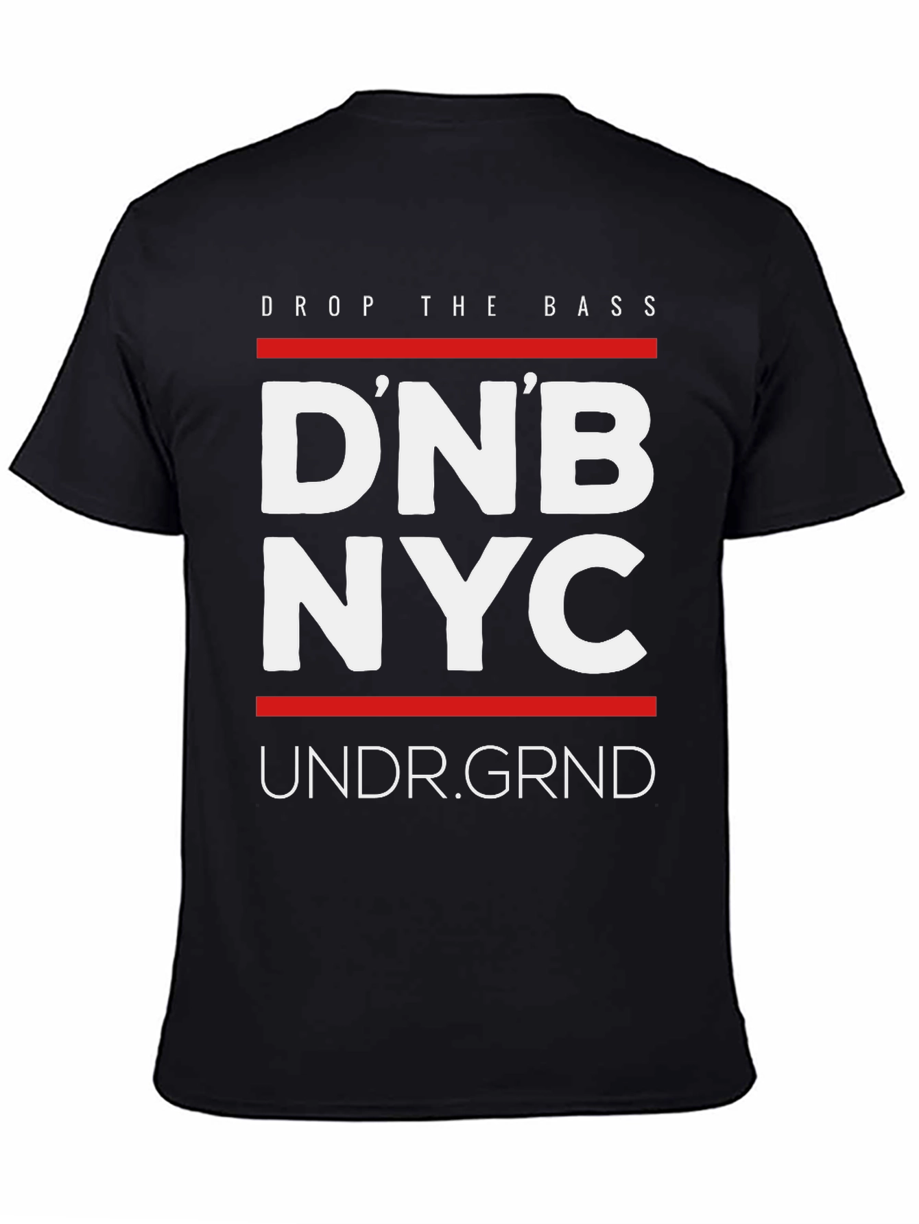 DNB NYC Mens Black Graphic T-Shirt