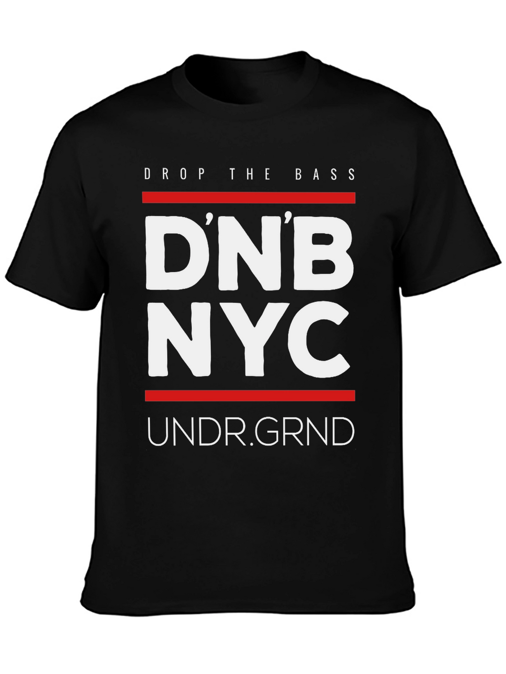 DNB NYC Mens Black Graphic T-Shirt