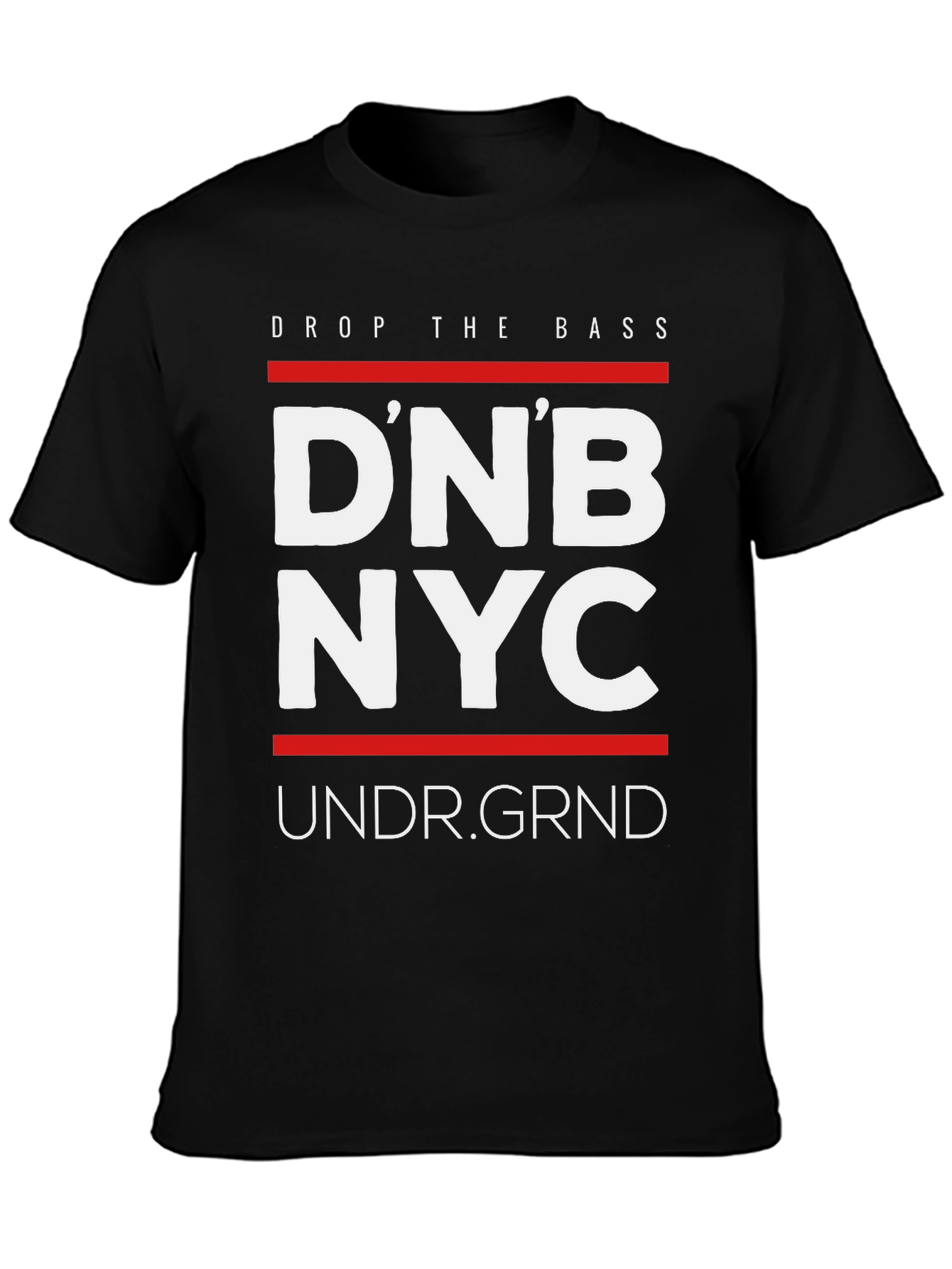 DNB NYC Mens Black Graphic T-Shirt