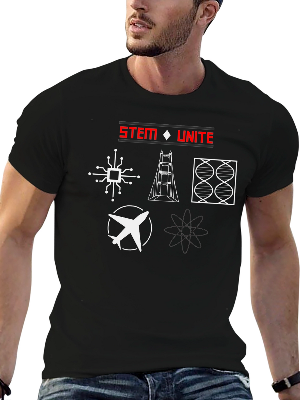 STEM Unite Graphic Tee - Science Education Shirt