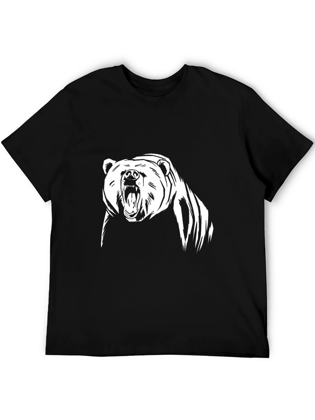 Grizzly Bear Graphic Tee - Black