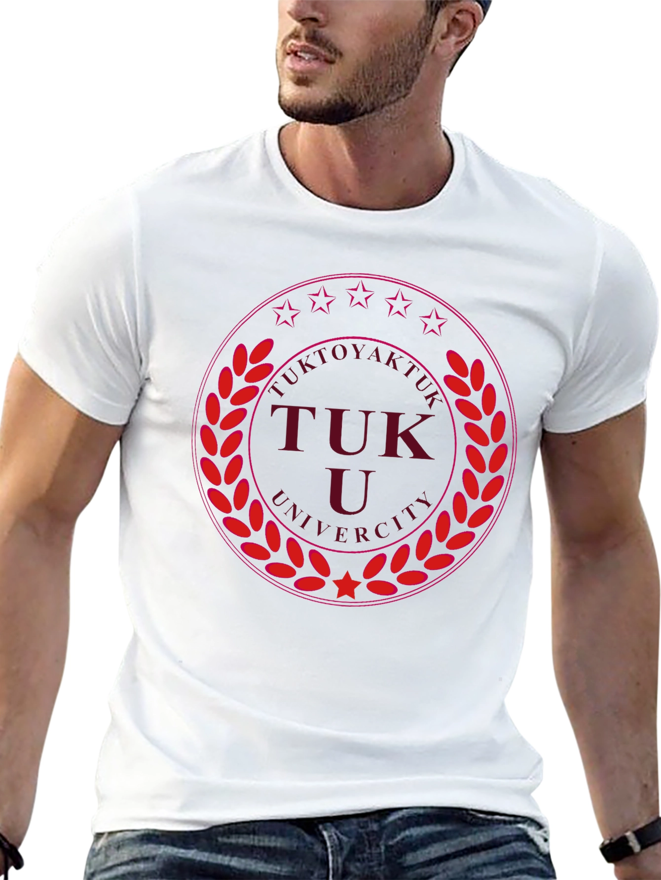 Tuktoyaktuk University Black Graphic T-Shirt