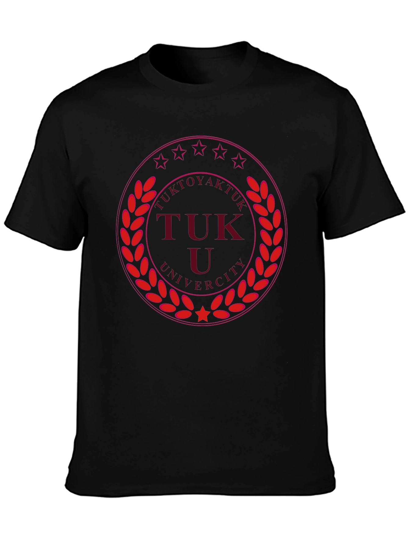 Tuktoyaktuk University Black Graphic T-Shirt