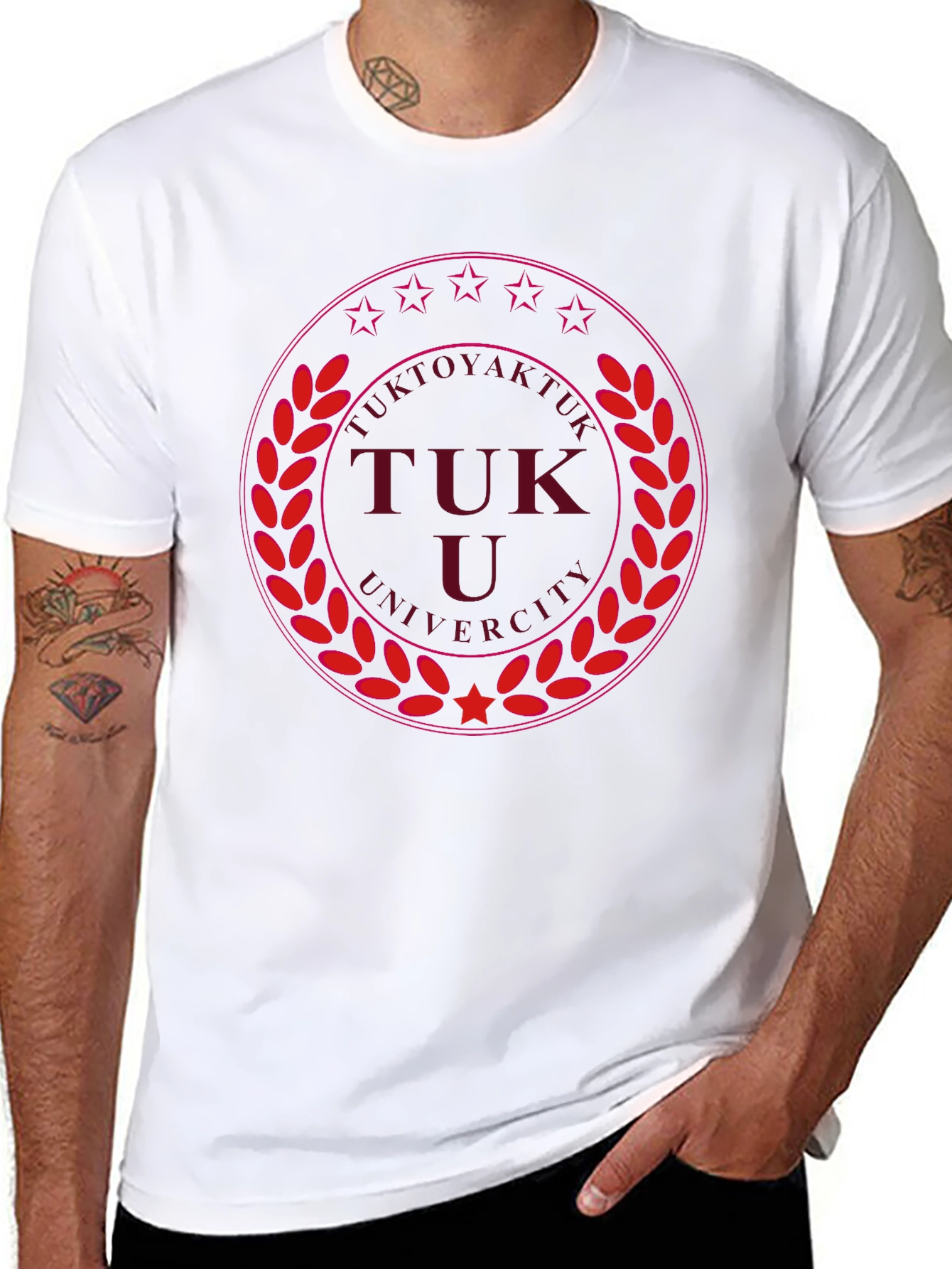 Tuktoyaktuk University Black Graphic T-Shirt
