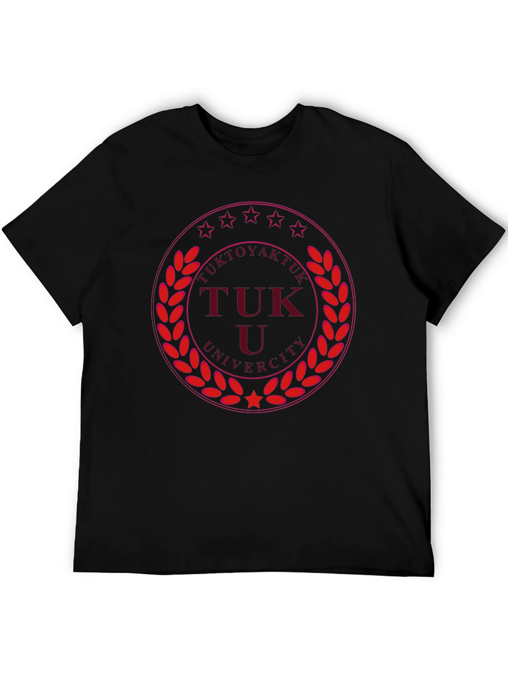 Tuktoyaktuk University Black Graphic T-Shirt