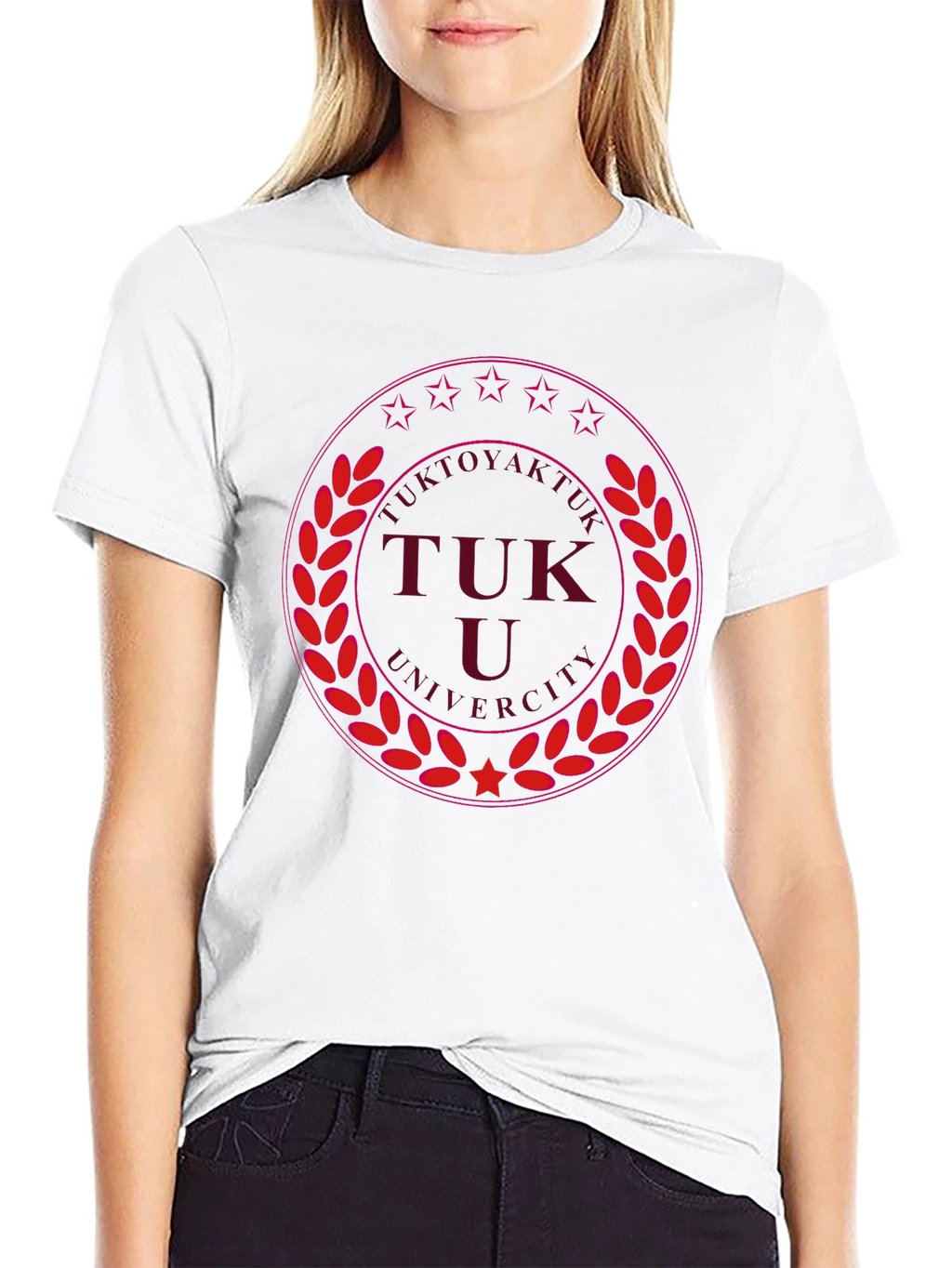 Tuktoyaktuk University Black Graphic T-Shirt